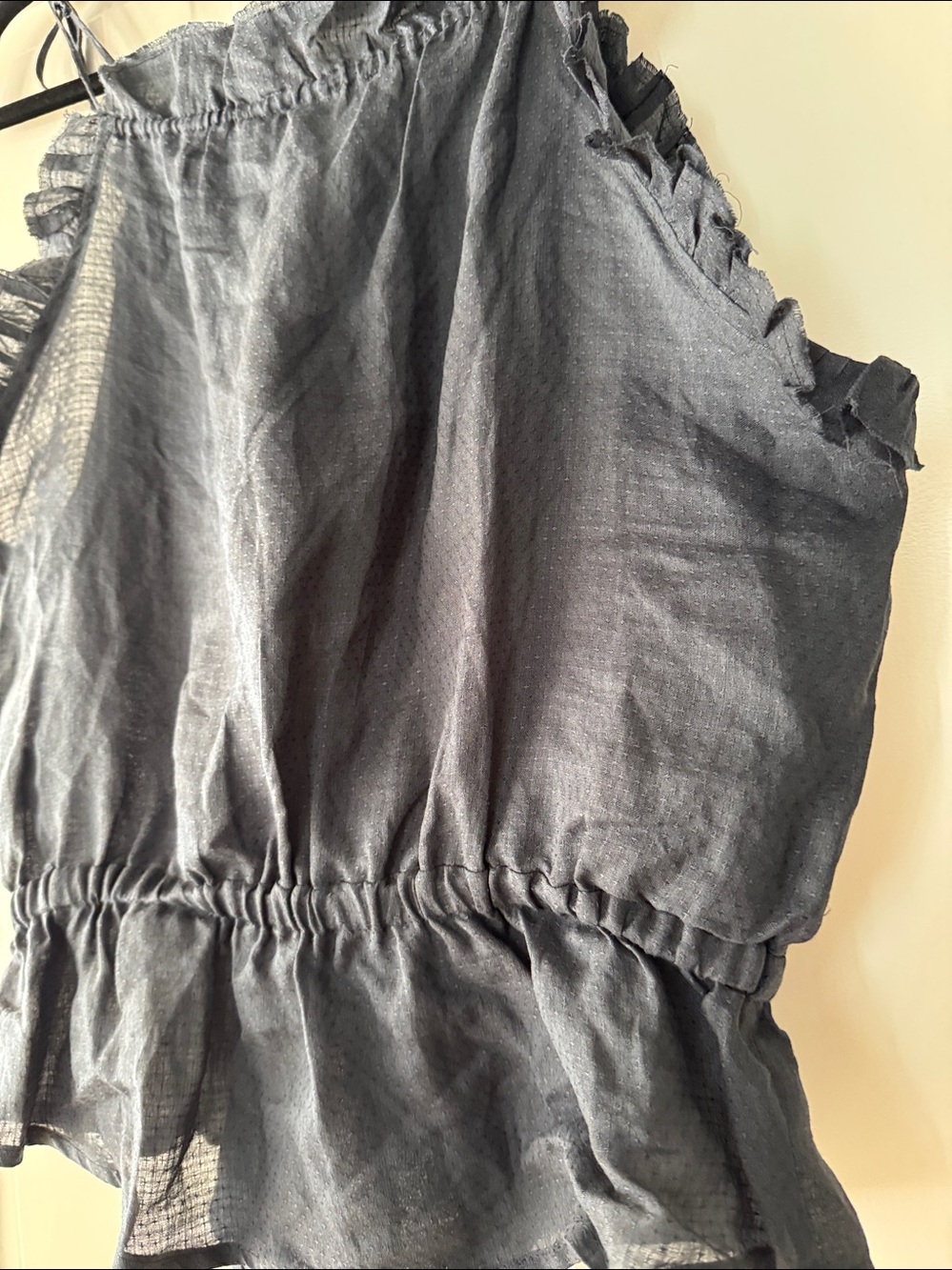 Isabel Marant Ruffle Tie-Shoulder Women’s Top - Picture 16 of 16